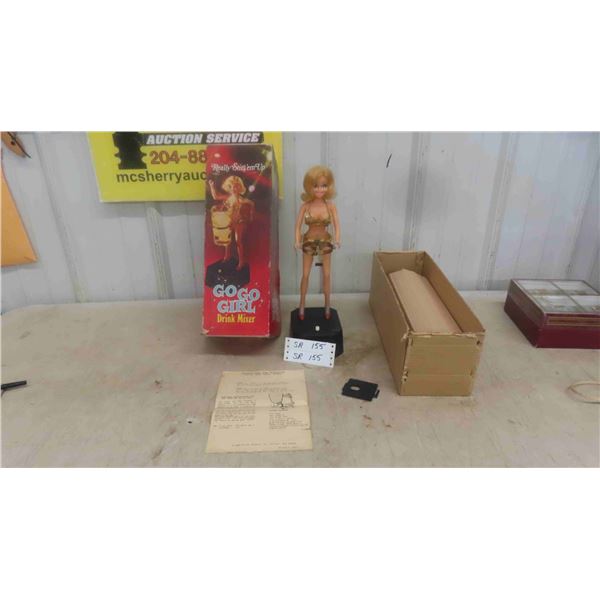 Vintage Go Go Girl Drink Mixer with Original Box and Instructions 