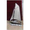 Image 2 : Ship Lamp 11'' x 4'' x 14 1/2'' (Needs Bulb) , 4 Glasses 100 Anniversary