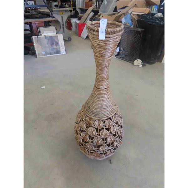 Wicker Vase 40'' Tall 