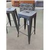 Image 2 : 3 Modern Metal Stacking Stools 