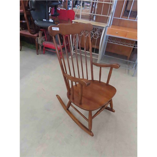 Wood Rocking Chair 