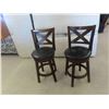 Image 1 : 2 Swivel Matching Stools 