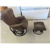 Image 1 : Swivel Gliding Rocker and Ottoman
