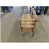 Image 5 : Oak Hall Bench 48'' Wide with Hinged Seat for Storage
