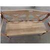 Image 6 : Oak Hall Bench 48'' Wide with Hinged Seat for Storage