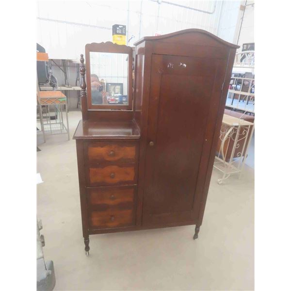 Dresser Wardrobe Combination 66'' x 17'' x 40'' 