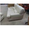 Image 2 : Leather/Leather Style Love Seat 64'' Wide 