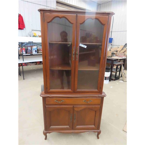 Gibbard Corner China Cabinet 73'' x Up To 33'' x Up To 20'' 
