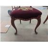 Image 5 : 2 Petit Point Dining Room Chairs , Ottoman