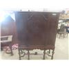 Image 2 : Walnut China Cabinet 64'' x 14 1/2'' x 49''