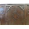 Image 5 : Walnut China Cabinet 64'' x 14 1/2'' x 49''