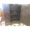 Image 8 : Walnut China Cabinet 64'' x 14 1/2'' x 49''