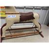 Image 4 : Century Folk Art Wood Carvd Rocking Horse 25'' x 30'' x 10'' 