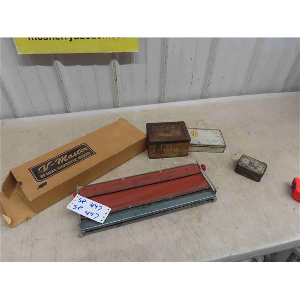 U-Master Deluxe Cigarette Maker with Box , Some Tobacco 