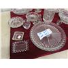 Image 4 : Crystal/Cut Glass Dishes, Platters, Sugar Dish, Plus