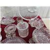 Image 6 : Crystal/Cut Glass Dishes, Platters, Sugar Dish, Plus