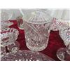 Image 7 : Crystal/Cut Glass Dishes, Platters, Sugar Dish, Plus
