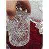 Image 8 : Crystal/Cut Glass Dishes, Platters, Sugar Dish, Plus