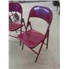 Image 2 : 2 Metal Folding Chairs 