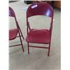 Image 3 : 2 Metal Folding Chairs 