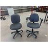 Image 1 : 2 Office Chairs Swivel and Adjustable 
