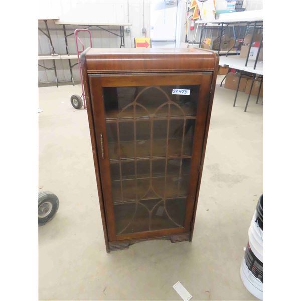 Walnut China Cabinet 48'' x 23'' x 12'' 