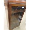 Image 4 : Walnut China Cabinet 48'' x 23'' x 12'' 