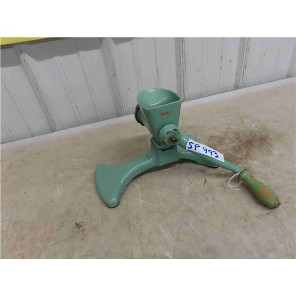 Harper Porcelain Green Meat Grinder