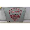 Image 2 : Metal Sign 'Coop Grease' 15'' x 11'' 