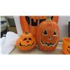 Image 2 : Happy Halloween Sign , Pumpkin Blow Mold 17'' Tall , Hanging Ghost & More 
