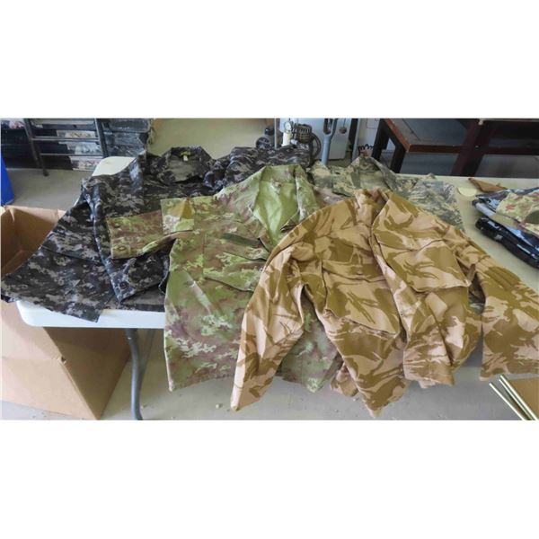 Camo Pants, Camo Long and Short Sleeve Shirts 