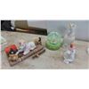 Image 3 : Knick Knacks: Ceramic Unicorns, Musical Snowglobe , Horse , Plus