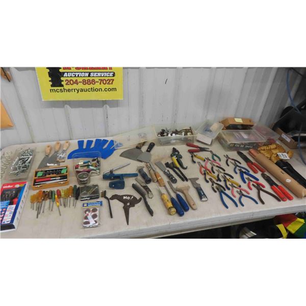 Roll of Tooling Copper, Clock Parts, New Poly Rope, New 15pce Wood 