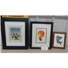Image 1 : 2 Indigenous Framed Prints (Larger is 14 1/2'' x 17 1/4'') , Wood Framed