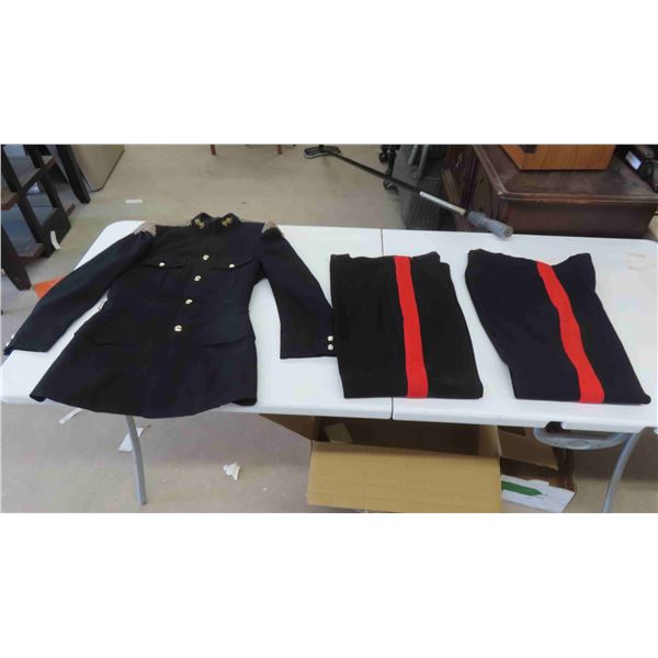 Blue Uniform (1) Jacket (2) Pants