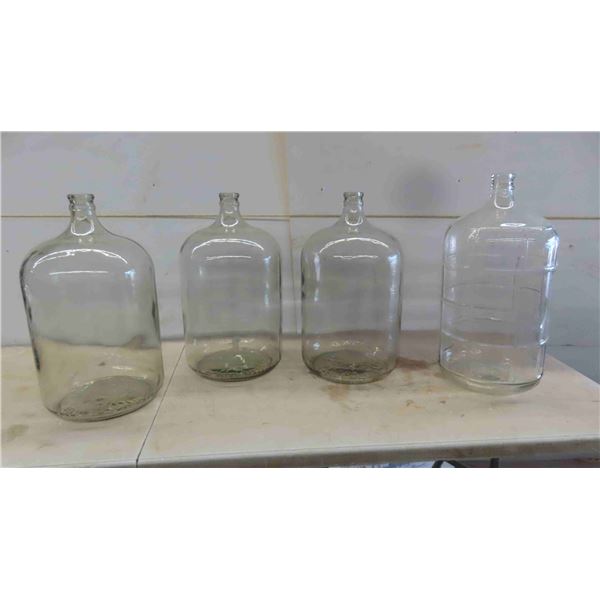 4 Glass Carboys 