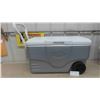 Image 1 : Coleman Cooler on Wheels - Lid Hinge is Broken, See Photos 