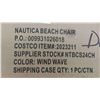 Image 3 : New Nautica Beach Chair 