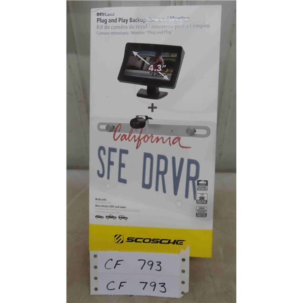 New Plug and Play Backup Camera/Monitor