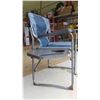 Image 3 : Timber Ridge Folding Lawn Chair with Side Table 