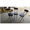 Image 1 : 3 Fold Up Stools 