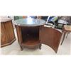 Image 2 : 2 End Tables - 1 Has Glass Top