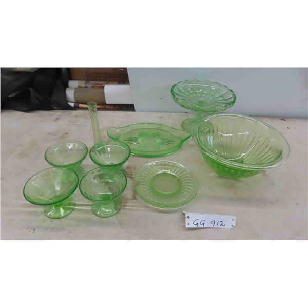 10pcs Uranium Glass 