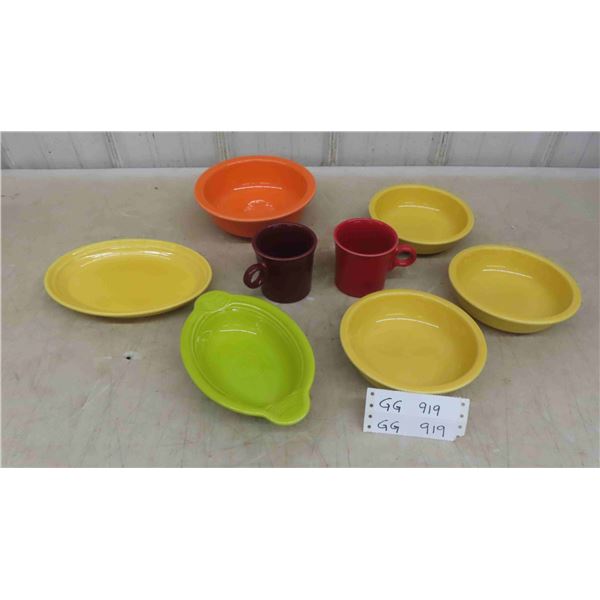 8pcs Fiestaware 