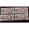 Image 9 : 10 Canadian Bills : (9) $2 Bills (1) $1 Bill 