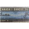 Image 8 : (4) 1954 Canadian Bills $1 , $2 , $5 , $10 