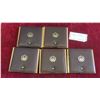 Image 1 : (5) 1984 Canadian Coin Sets in Cases 
