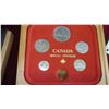 Image 2 : (5) 1984 Canadian Coin Sets in Cases 