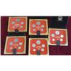 Image 7 : (5) 1984 Canadian Coin Sets in Cases 