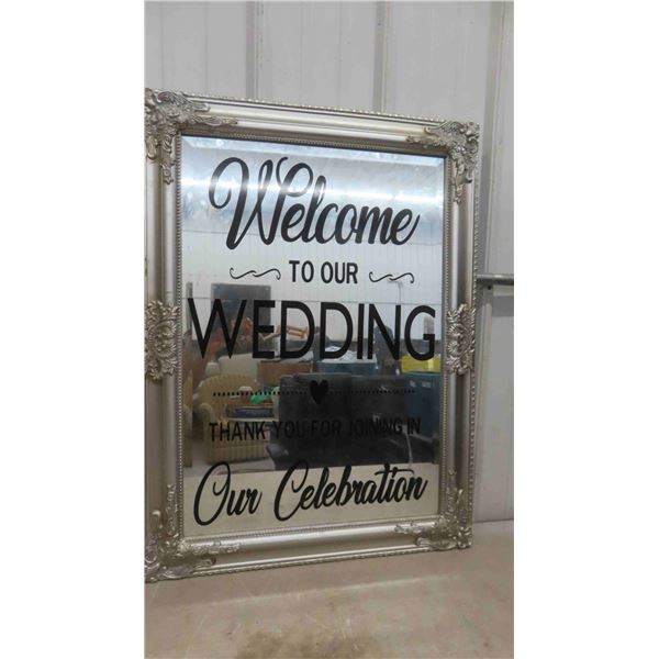 Wedding Mirror 31'' x 24''